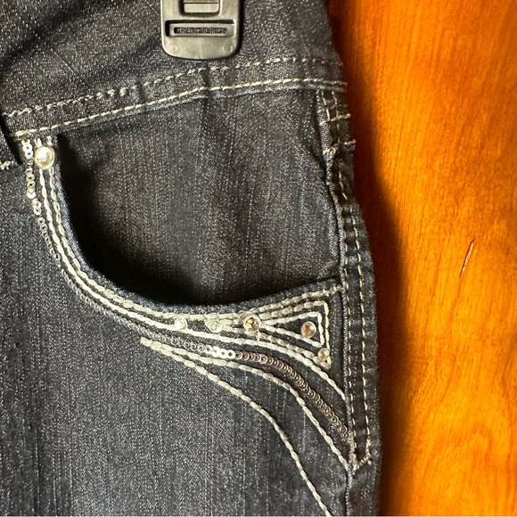 Roz & Ali gemstone jeans 23% cotton size 8 - Picture 3 of 10